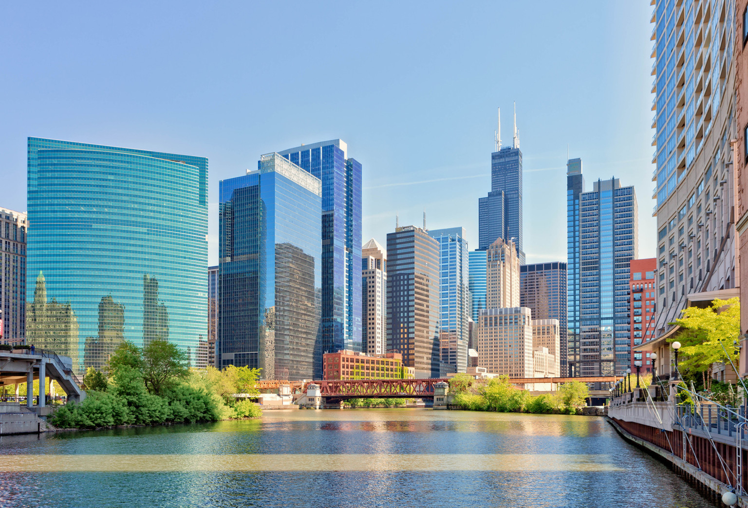 Chicago, Illinois cityscape