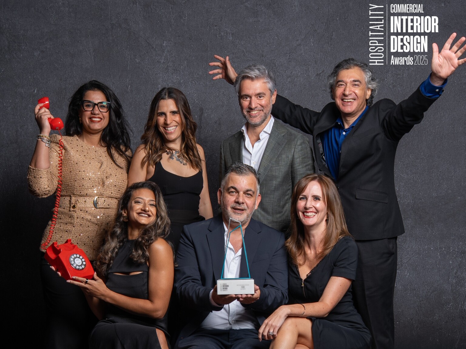 DLR Group Middle East receiving the award for Best F&B Concept of the Year