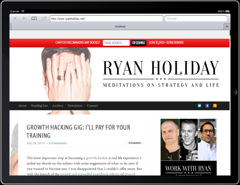 ryan holiday